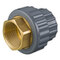 3-piece coupling in ABS Serie: 11.222 female thread